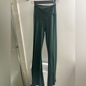 Aerie Dark Green Flare Leggings